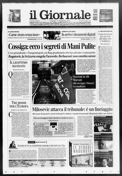 Il giornale : quotidiano del mattino
